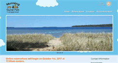 Desktop Screenshot of munisingtouristpark.com