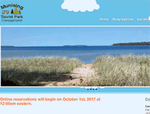 Tablet Screenshot of munisingtouristpark.com
